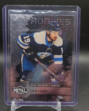 2020-21 Sky Box Metal Universe RC Liam Foudy #115 Columbus Blue Jackets