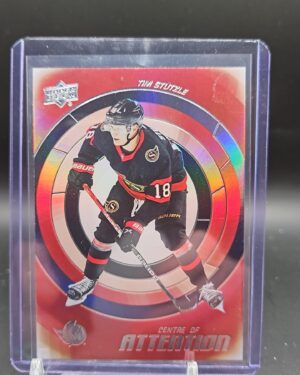 2022-23 Series 1 Centre of Attention #CA-14 Tim Stutzle - Ottawa Senators
