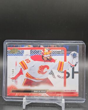 2022-23 Upper Deck Series 2 Dan Vladar #282 EXCLUSIVES /100 Calgary Flames