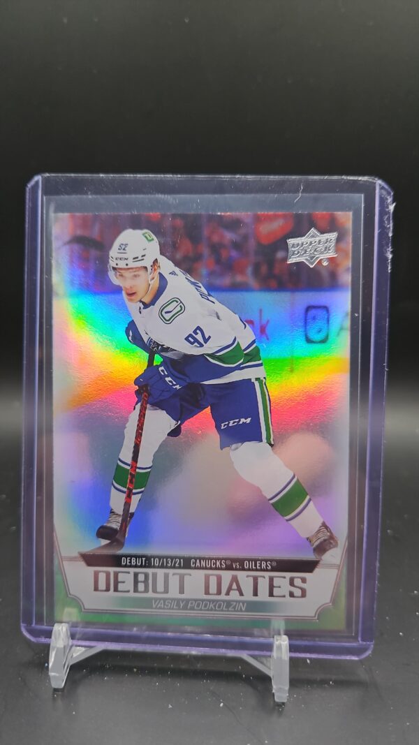2022-23 Upper Deck Series 1 Debut Dates #DD-2 Vasily Podkolzin