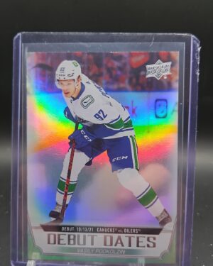 2022-23 Upper Deck Series 1 Debut Dates #DD-2 Vasily Podkolzin