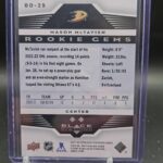 2021-22 UD Extended Series Black Diamond Rookie Gems #BD-25 Mason McTavish - Image 2