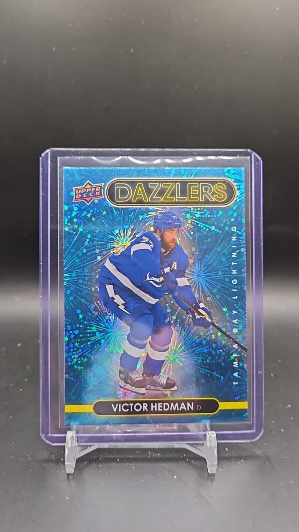 2021-22 Upper Deck Series Two BLUE Dazzlers Victor Hedman DZ-91