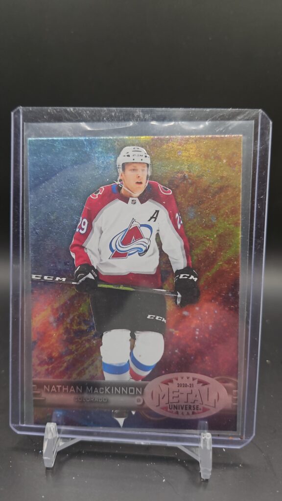 2020-21 Metal Universe Retro Nathan MacKinnon #R-17 Avalanche card