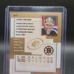2021-22 Upper Deck SPx Retro Jeremy Swayman #SPX-32 - Image 2