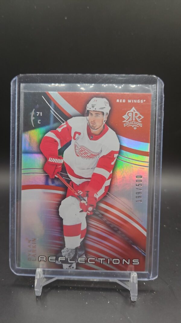 2020-21 Upper Deck Triple Dimensions Reflections Ruby #16 Dylan Larkin /500