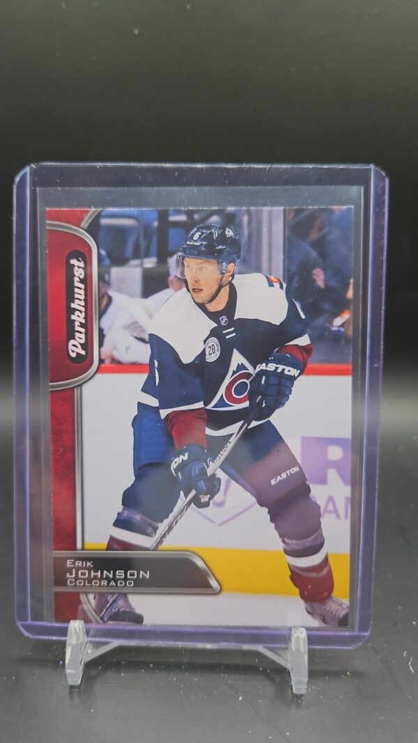 2016-17 Parkhurst #87 Erik Johnson RED Border Colorado Avalanche
