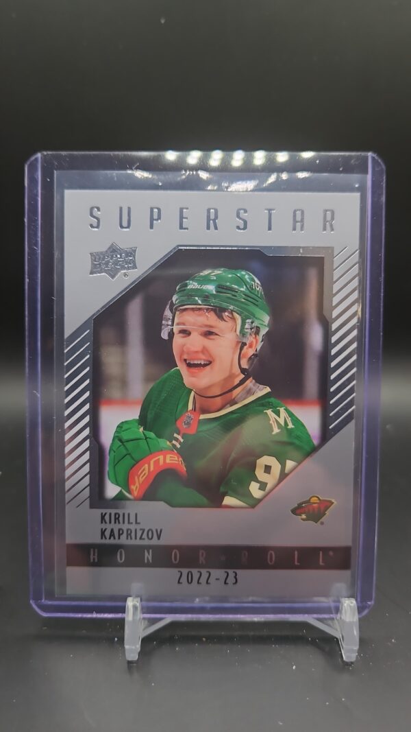 Kirill Kaprizov 2022-23 Upper Deck Series 1 Superstar Honor-Roll #HR-39 Wild