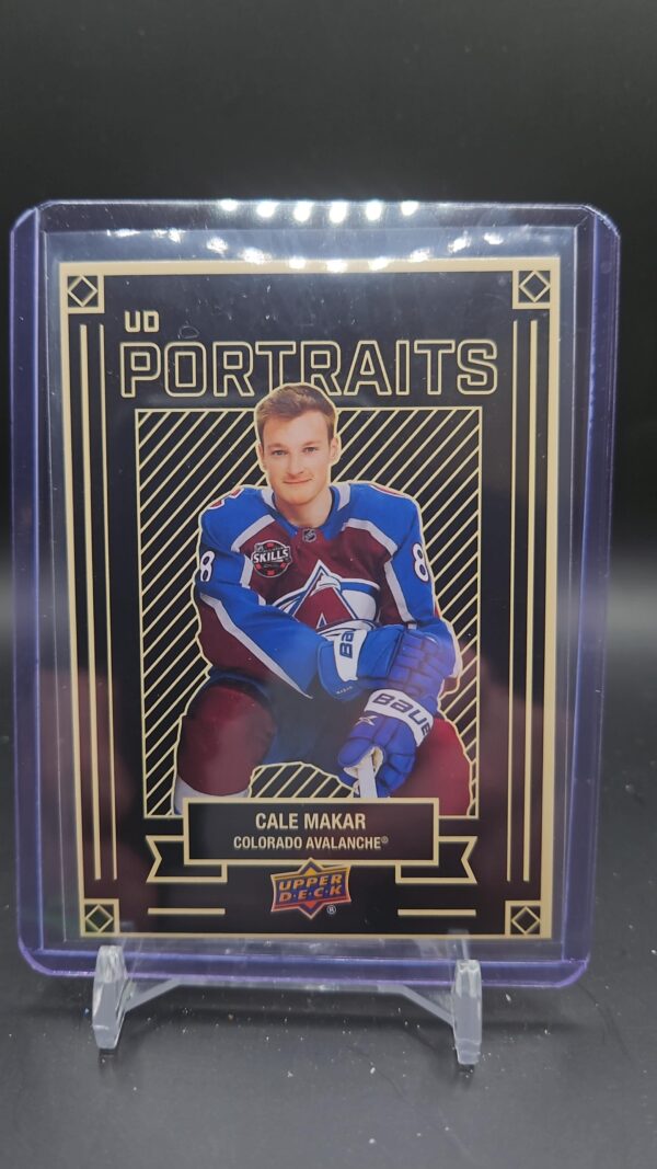 2022-23 Upper Deck Series 1 UD Portraits Cale Makar #P-15 - Colorado Avalanche