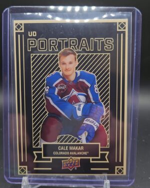 2022-23 Upper Deck Series 1 UD Portraits Cale Makar #P-15 - Colorado Avalanche