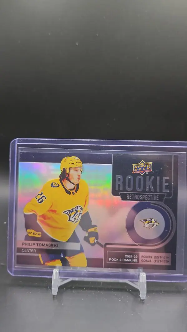 Philip Tomasino 2022-23 Upper Deck Rookie Retrospective Predators #RR-3