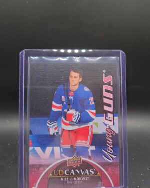 Nils Lundkvist 2021-22 UD Canvas Young Guns#C227 New York Rangers