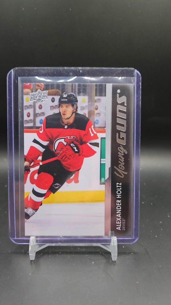 2021-22 Upper Deck Young Guns Rookie Alexander Holtz Devils #701