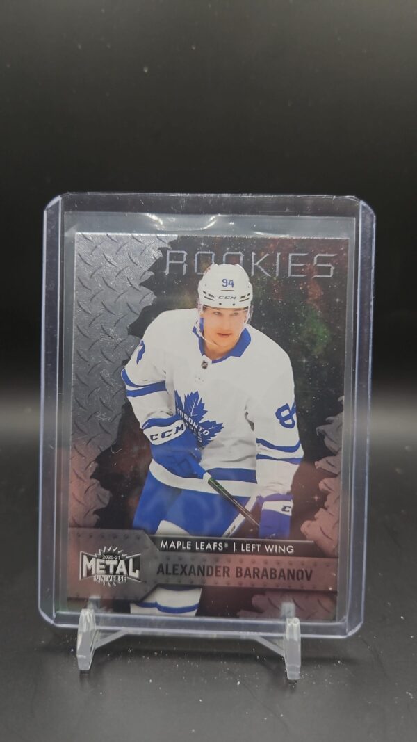 2020-21 SkyBox Metal Universe Rookies Alexander Barabanov # 103