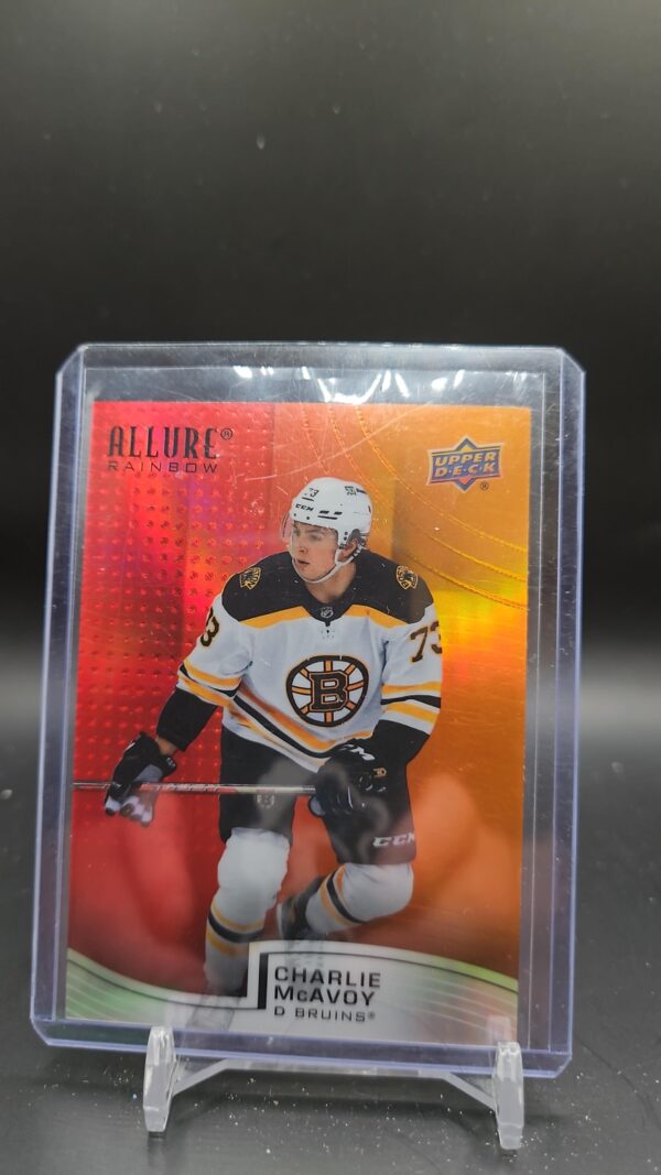 Charlie McAvoy 2021-22 Allure Rainbow Red/Orange Boston Bruins