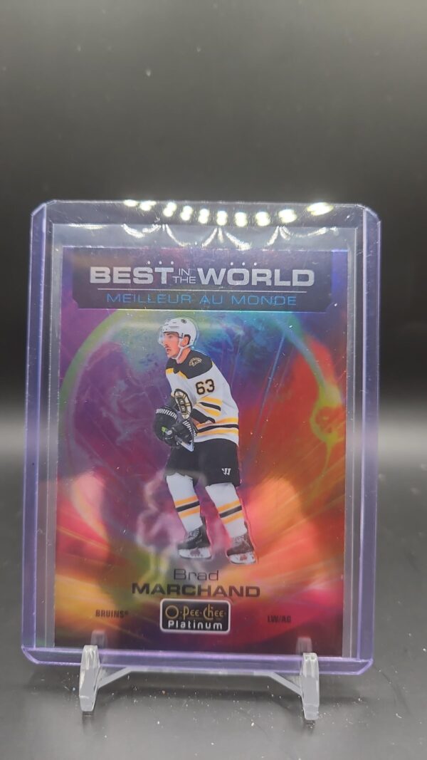 2020 O-Pee-Chee OPC Platinum Brad Marchand Best In The World #BW-13