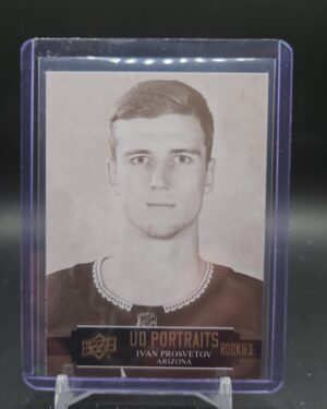 2021-22 Upper Deck Portraits Ivan Prosvetov #P-58 Arizona Coyotes