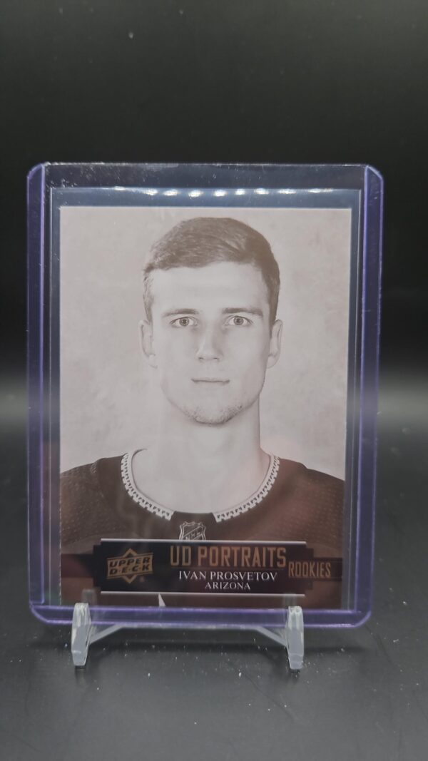 2021-22 Upper Deck Portraits Ivan Prosvetov #P-58 Arizona Coyotes