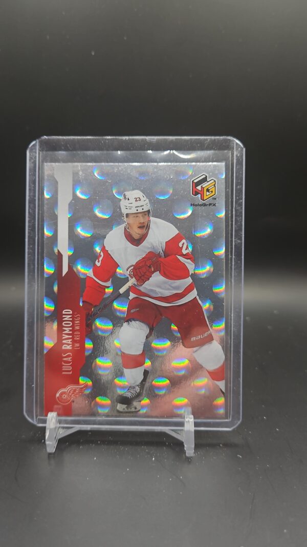 2021-22 Upper Deck Ext Series HolloGrFx Rookie Lucas Raymond #HG-1- Red Wings