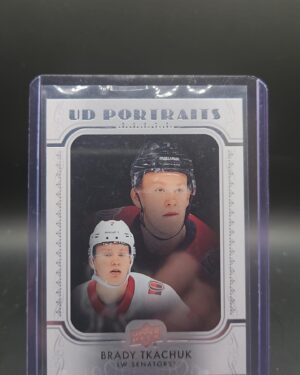 2019-20 Upper Deck UD Portraits Brady Tkachuk #P-4 Ottawa