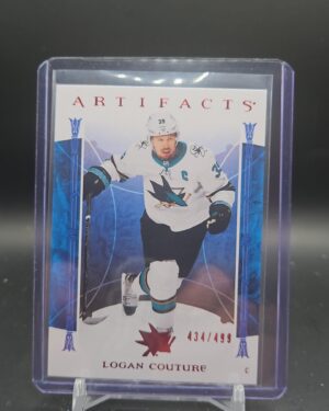 2022 UD Artifacts Logan Couture /499 #39 San Jose Sharks