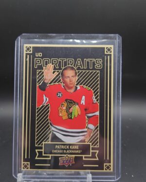 Patrick Kane 2022-23 Upper Deck Series 1 UD Portraits #P-8 Chicago Blackhawks