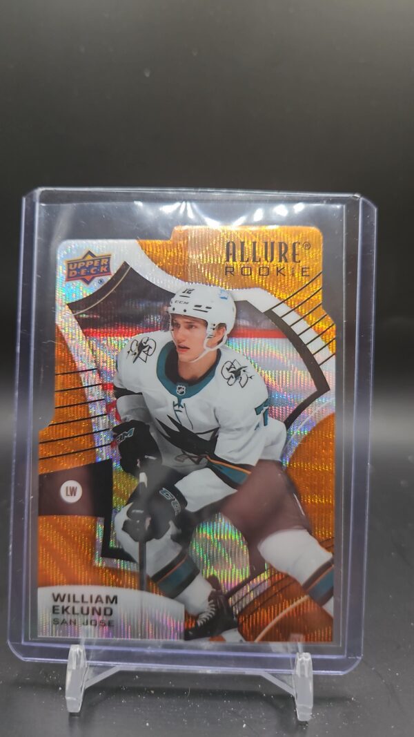 2021-22 Upper Deck Allure Orange Slice Die Cut William Eklund#102