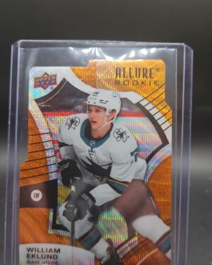 2021-22 Upper Deck Allure Orange Slice Die Cut William Eklund#102