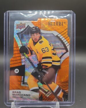 2021-22 Upper Deck Allure Orange Slice Parallel #37 Brad Marchand Boston Bruins