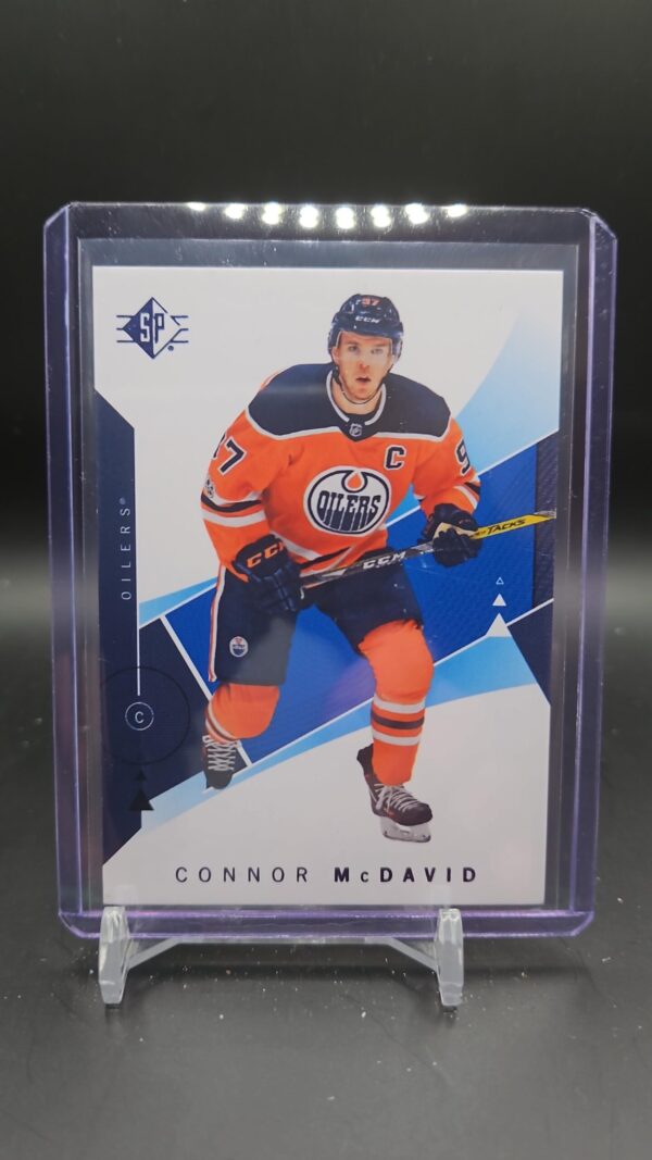 20-21 SP BLUE PARALLEL EDMONTON OILERS CONNOR MCDAVID #90