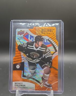 2021-22 Upper Deck Allure Wyatt Kalynuk Orange Slice Die-Cut#117