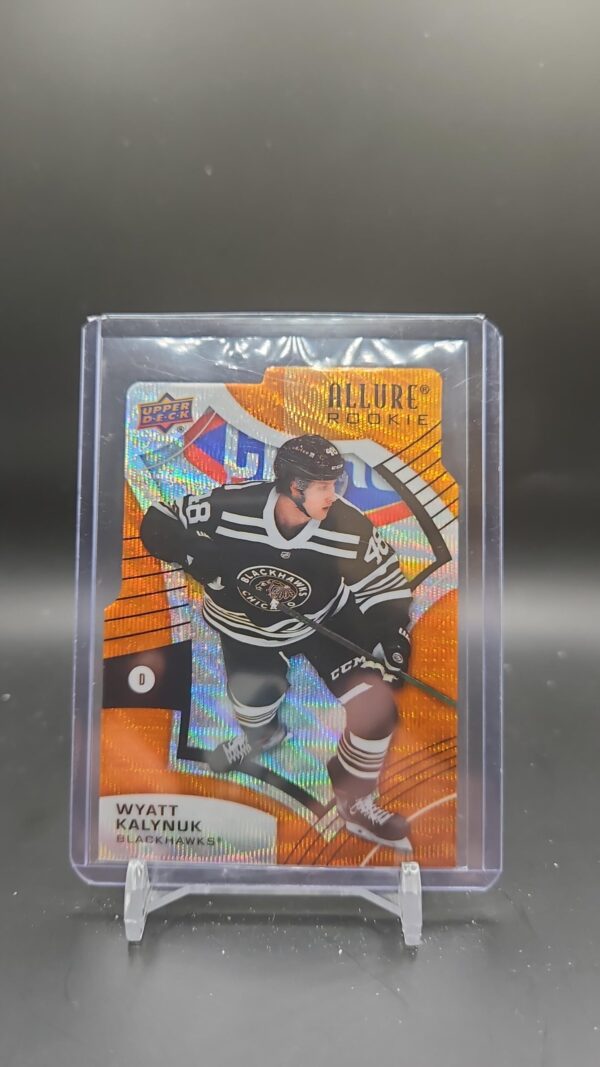 2021-22 Upper Deck Allure Wyatt Kalynuk Orange Slice Die-Cut#117