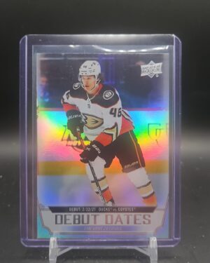 2021-22 Upper Deck Game DEBUT DATES Trevor Zegras Anaheim Ducks #27