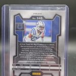 2023 Panini Prizm #346 Julius Brents ORANGE LAZER PRIZM RC Indianapolis Colts - Image 2