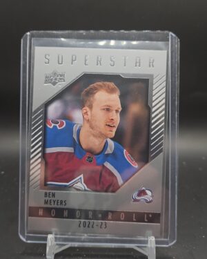2022-23 UD Series 2 Superstar Honor Roll HR66 Ben Meyers - Colorado Avalanche