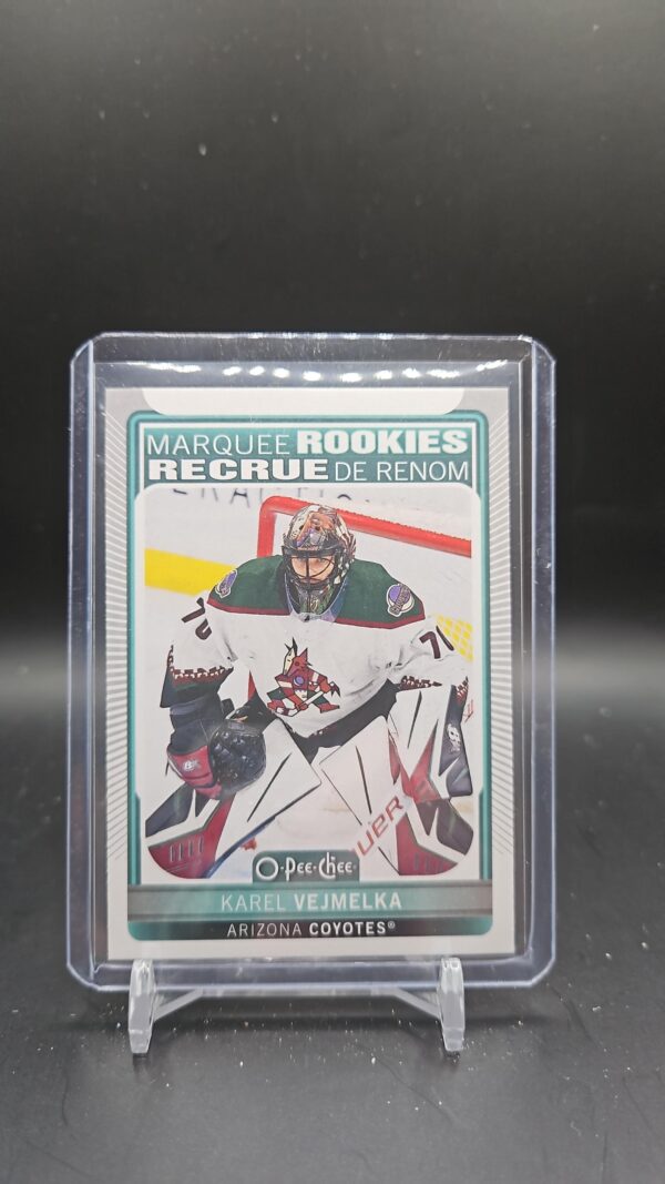21-22 UD Series 2 Hockey O-Pee-Chee Marquee Rookies #647 Karel Vejmelka