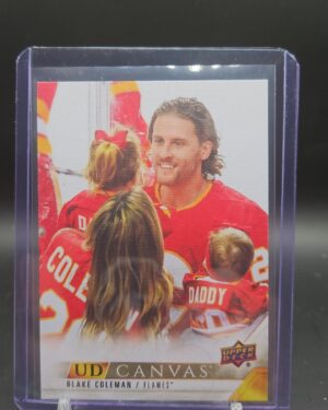 2022-23 Series 1 UD Canvas #C13 Blake Coleman - Calgary Flames