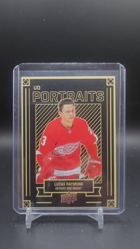2022-23 UD Portraits Lucas Raymond #P-2 NHL card