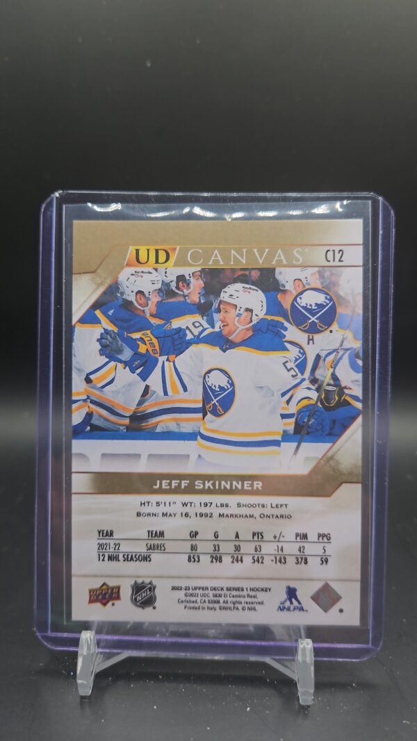 2022-23 Upper Deck UD Canvas #C12 Jeff Skinner - Image 2