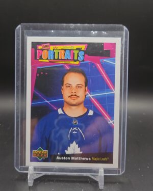 2020-21 Upper Deck Series 1 UD Portraits #P-28 Auston Matthews