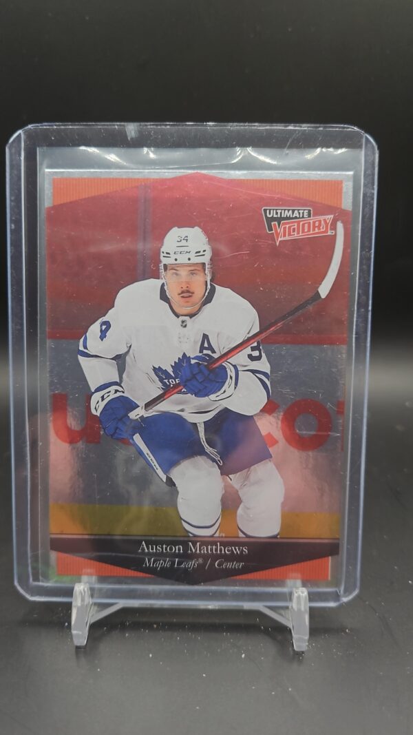 2020-21 Upper Deck Auston Matthews # UV-1 Ultimate Victory