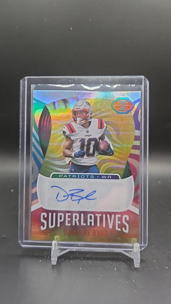 Damiere Byrd 2021 Illusions Superlatives Auto New England Patriots #SU-40