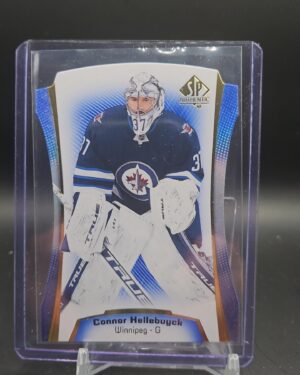 2021-22 SP Authentic Die Cuts Blue #DC-13 Connor Hellebuyck