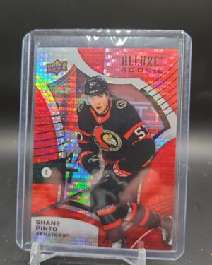 2021-22 Upper Deck ALLURE Red Rainbow Rookie #138 SHANE PINTO Ottawa Senators
