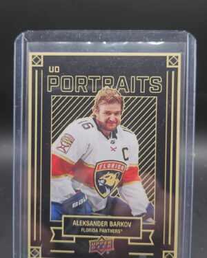 2022-23 Upper Deck Series 1 UD Portraits #P-26 Aleksander Barkov Florida Panther