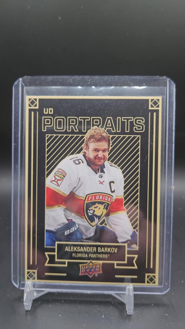 2022-23 Upper Deck Series 1 UD Portraits #P-26 Aleksander Barkov Florida Panther