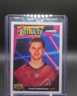 2020-21 Upper Deck UD Portraits Rookies Victor Soderstrom #P-60