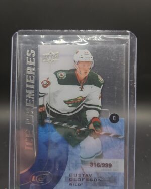 2015-16 UD Ice Premieres /999 #163 Gustav Olofsson Minnesota Wild