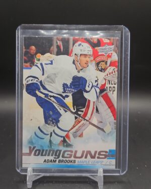 2019-20 Extended Series Young Guns Adam Brooks #526 Maple Leafs rookie card