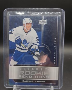 2019-20 Upper Deck Trilogy Rookie Renditions Rasmus Sandin RR-48